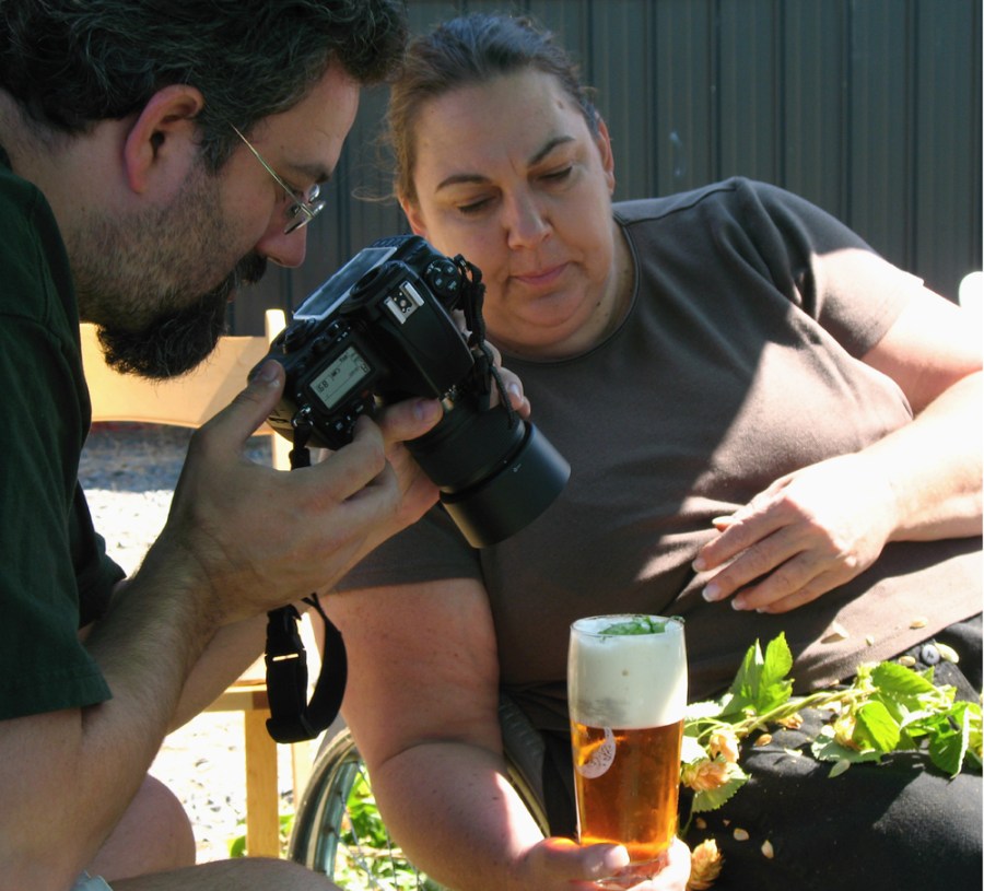 Sean and Cindy collaborate on the ulimate IPA garnish